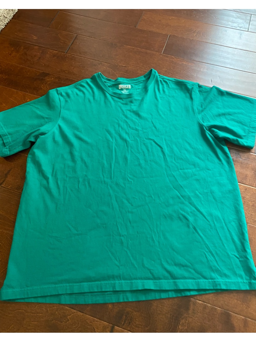 Duluth Trading Co Green Short Sleeve Crew Neck Tee
